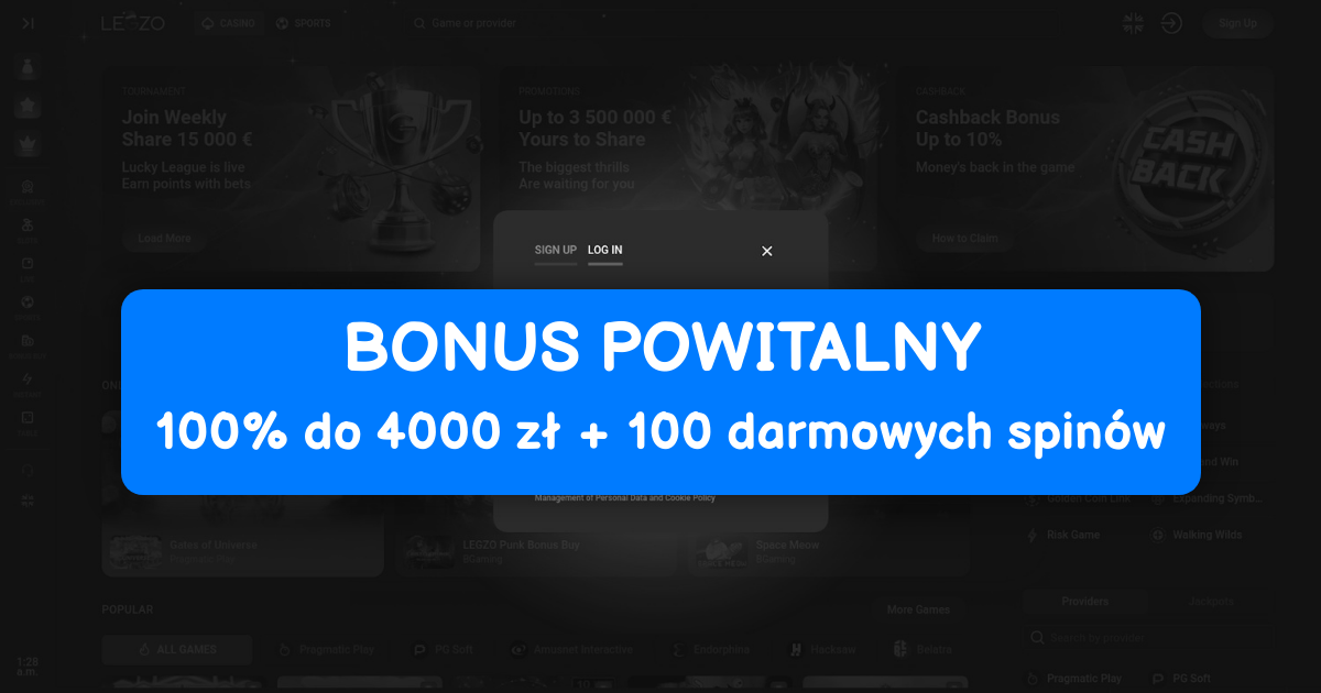 Legzo Casino - Najlepsze Kasyno Online w Polsce